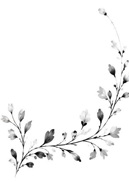 ramo decorativo da foto dos noivos